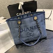 Chanel Shopping Denim Bag | 67001  - 1