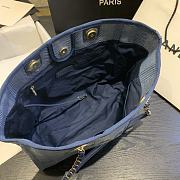 Chanel Shopping Denim Bag | 67001  - 2