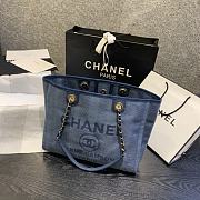 Chanel Shopping Denim Bag | 67001  - 6