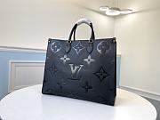 Louis Vuitton Fuschia Empreinte Onthego GM Black 41cm | M45660 - 1