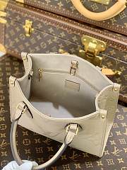 Louis Vuitton Onthego MM Monogram Tote Bag Beige 34 | M45888 - 4