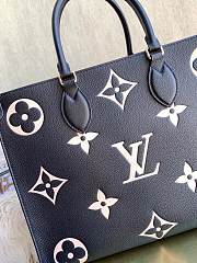 Louis Vuitton Onthego MM Monogram Tote Bag Black 34 | M45494 - 5