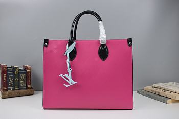 Louis Vuitton Cabas Onthego MM Tote Bag Pink | M56080