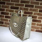 Gucci Horsebit 1955 large tote bag white | 623695 - 3