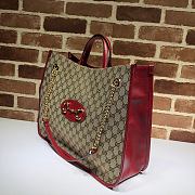 Gucci Horsebit 1955 large tote bag red | 623695 - 2