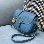 Dior Medium Bobby Bag Blue | M9319 - 4