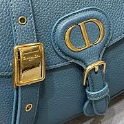 Dior Medium Bobby Bag Blue | M9319 - 6