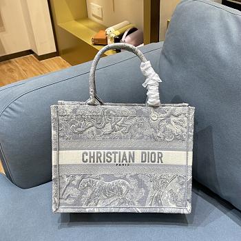 Dior tote book reverse gray 36cm