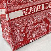 Dior Tote Book CD Red 41cm - 3