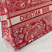 Dior Tote Book CD Red 36cm - 5