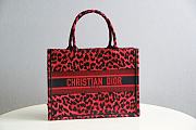 Dior Tote Book Mizza Red 1286 - 1