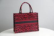 Dior Tote Book Mizza Red 1286 - 5