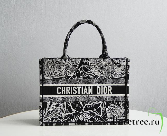 Dior Tote Book Black 36cm 1286 - 1