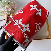 LV Neverfull Monogram Canvas Red 32cm | M41177 - 4