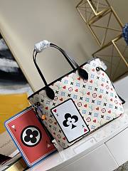 LV Neverfull Monogram Canvas Play Card 32cm | M57462 - 1