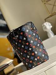 LV Neverfull Monogram Canvas Play Card  Black 32cm | M57462 - 3