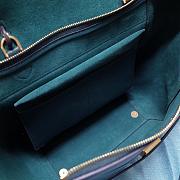 Celine Nano Belt Bag In Grained Calfskin Navy Blue size 27 cm - 3