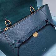 Celine Nano Belt Bag In Grained Calfskin Navy Blue 20 cm - 6