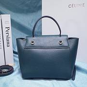 Celine Nano Belt Bag In Grained Calfskin Navy Blue 20 cm - 3