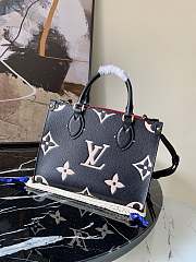 LV Onthego Monogram Beige Black PM | M45660 - 1