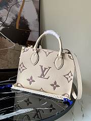 LV Onthego Monogram Beige Cream PM | M45660 - 3