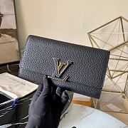 Louis Vuitton Taurillon Leather Capucine Wallet | M61248 - 2