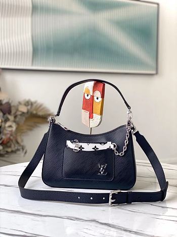 Louis Vuitton Marelle Epi Handbag Black | M80688