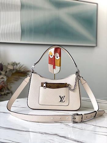 Louis Vuitton Marelle Epi Handbag White | M80688