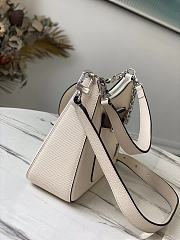 Louis Vuitton Marelle Epi Handbag White | M80688 - 2