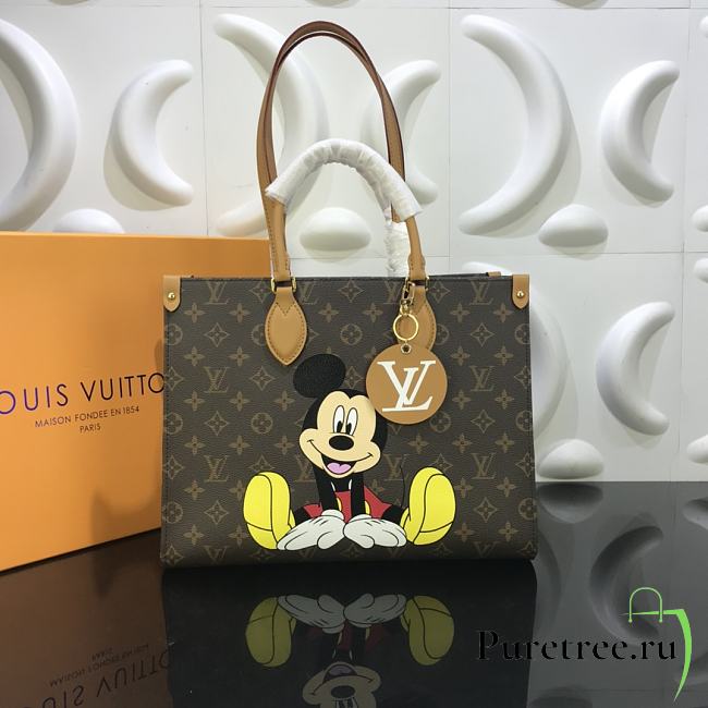 LV Onthego Monogram Dark MM Mickey | M45039 - 1