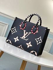 LV Onthego Crafty Monogram Black 35cm MM | M45375 - 6