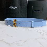 YSL belt blue  - 1