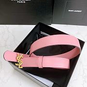 YSL belt pink - 3