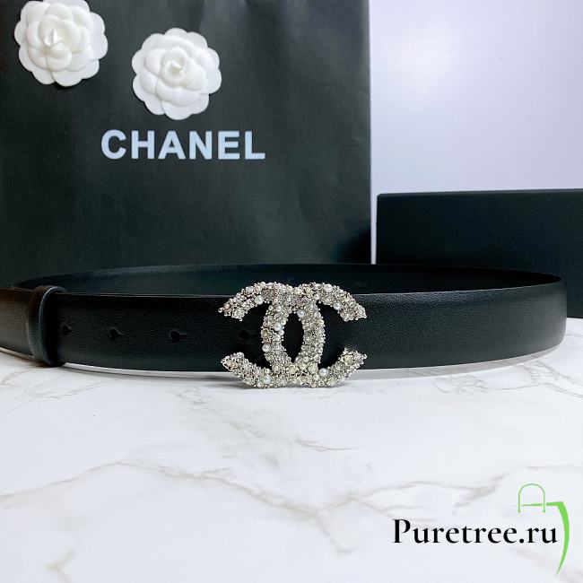 Chanel belt black 01 - 1