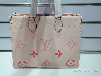 Louis Vuitton Onthego Monogram Pink Tote Bag MM