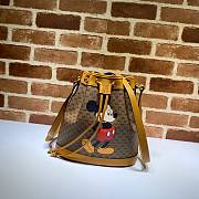 Gucci Ladies Disney Mickey Print Bucket Bag 01 | 602691 - 1