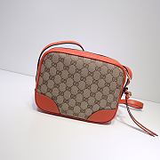 Gucci Bree Original GG canvas mini messenger orange bag | 387360 - 1