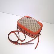 Gucci Bree Original GG canvas mini messenger orange bag | 387360 - 4