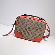 Gucci Bree Original GG canvas mini messenger orange bag | 387360 - 5