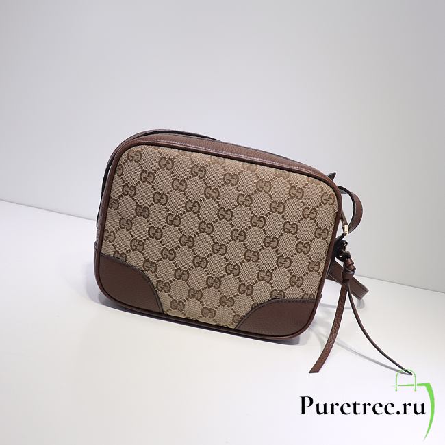 Gucci Bree Original GG canvas mini messenger brown bag | 387360 - 1