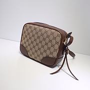 Gucci Bree Original GG canvas mini messenger brown bag | 387360 - 3