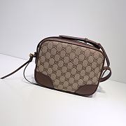 Gucci Bree Original GG canvas mini messenger brown bag | 387360 - 4