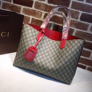 Gucci Reversible GG medium tote red| 368568 - 1