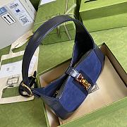 Gucci Jackie 1961 small shoulder bag blue | 636709 - 4