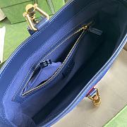 Gucci Jackie 1961 small shoulder bag blue | 636709 - 5