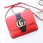 GUCCI Arli Small Shoulder Bag red medium | 550129 - 5