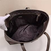 GUCCI Shoulder tote shiny brown bag | 211137 - 4