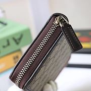Gucci Gg supreme zip around wallet black| 308009 - 6