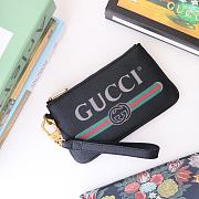 Gucci long wallet print black | 522866 - 5