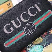 Gucci long wallet print black | 522866 - 3
